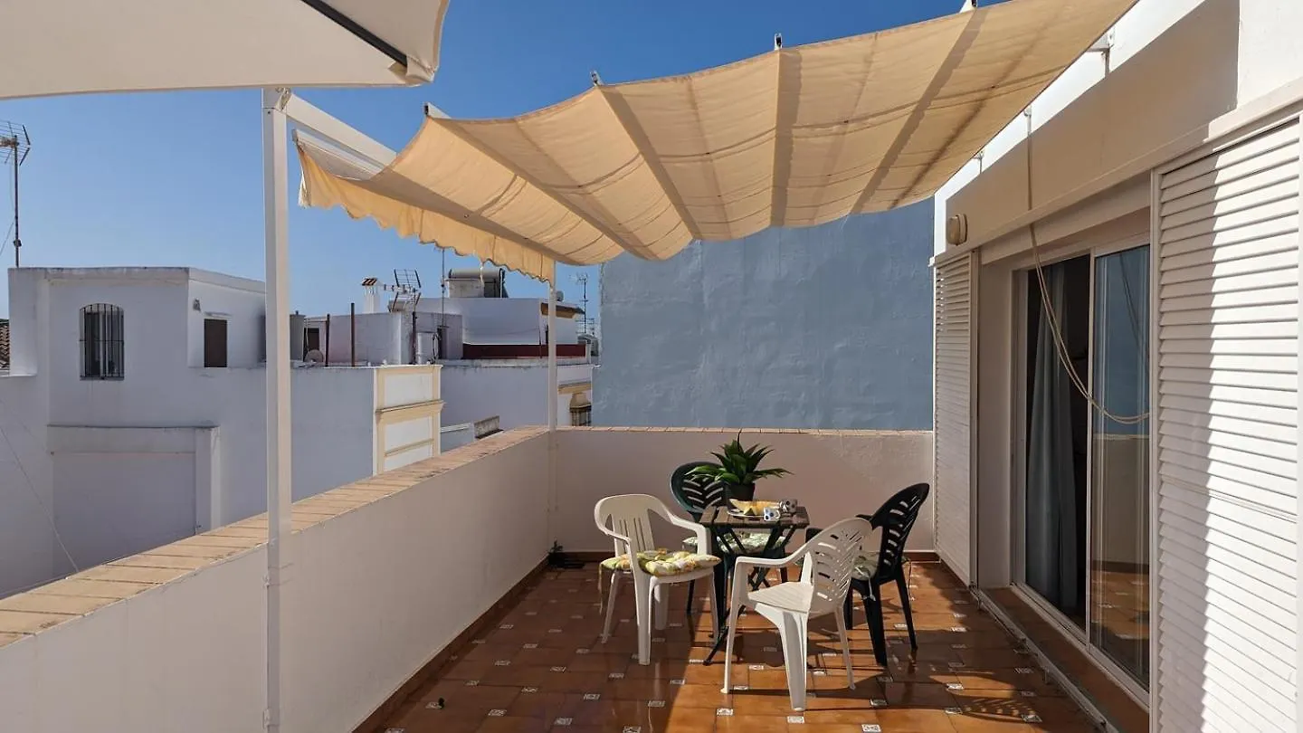 Apartamento Ático con Vistas a 5 min de la Playa y en el Casco Antiguo Barbate